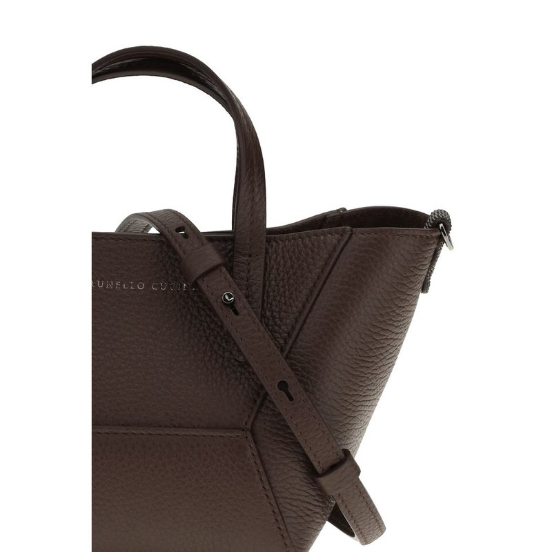 Bordeaux calf leather bos taurus shoulder bag-null