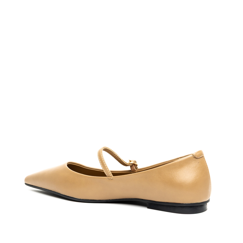 Miss belgini mary jane pointed ballerina flat pumps-null