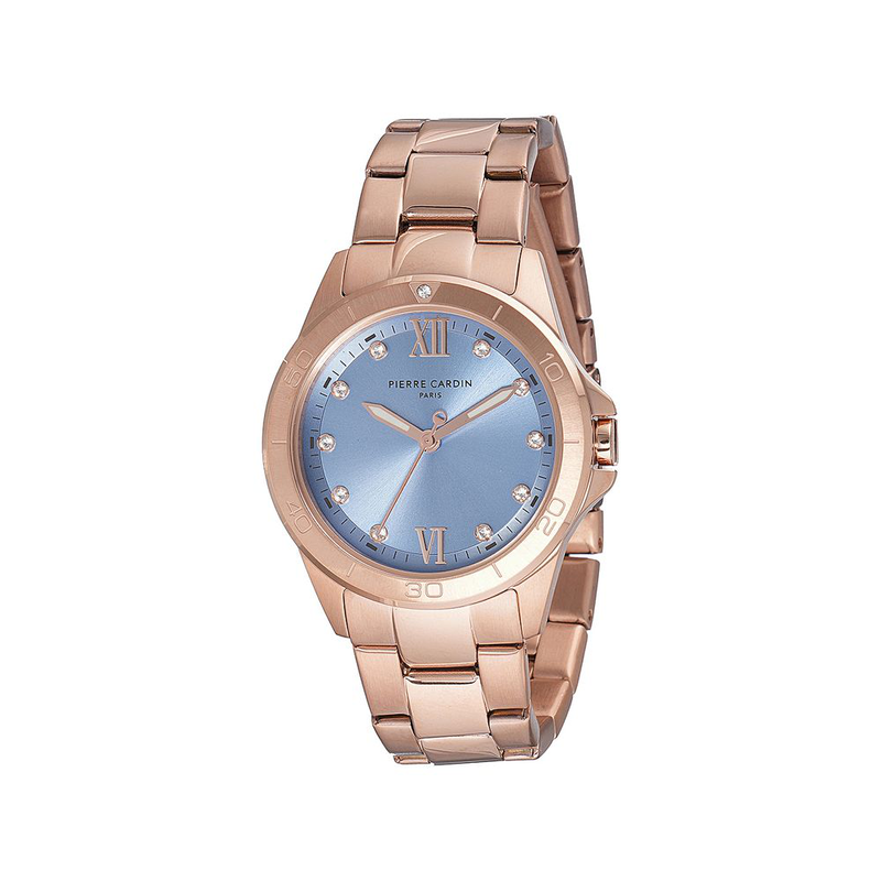 Multicolor stainless steel dress watch-null