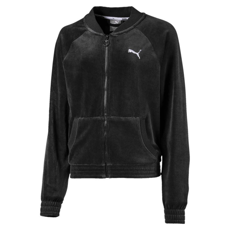 Puma girls alpha velvet full zip jacket-null