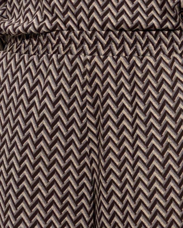 Trouser knitted zik zak-null