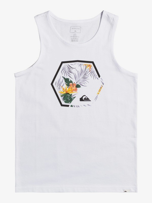 Quiksilver fading out - vest for boys 8-16 (eqbzt04344), White, medium