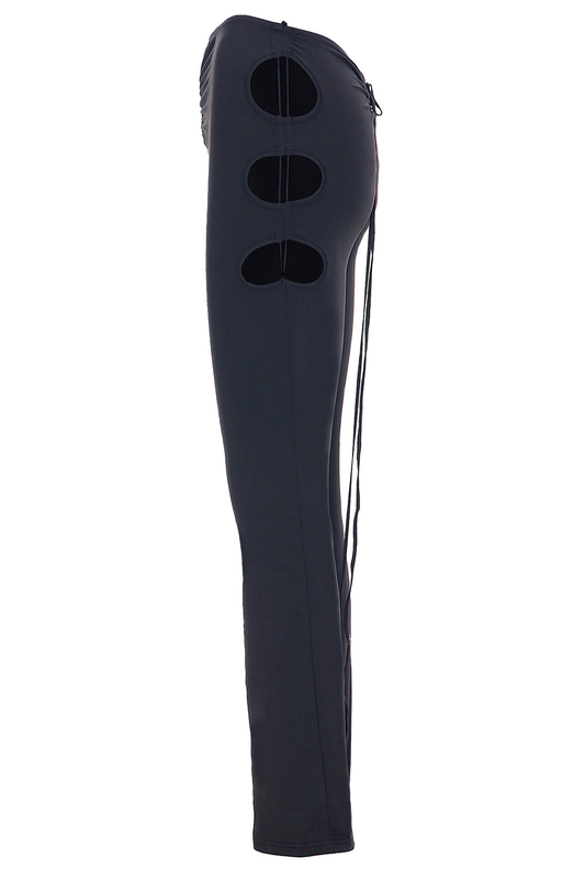 Trousers with side openings-null