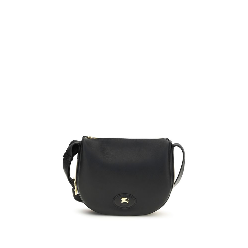 Black calf leather bos taurus shoulder bag-null