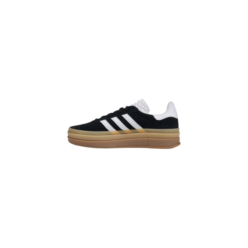 Black suede leather low top sneakers-null