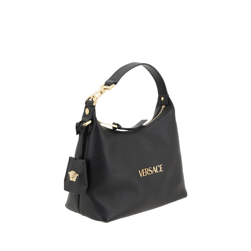 Black calf leather bos taurus handbag-null