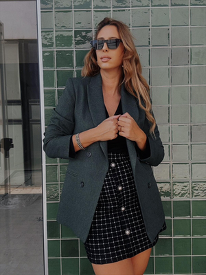 Blazer jacket cashmere