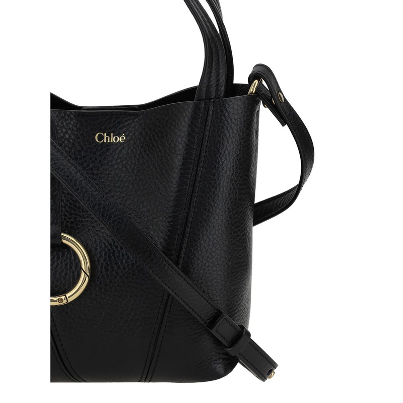 Black calf leather bos taurus shoulder bag-null