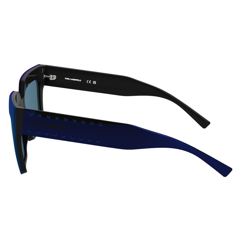 Blue injected sunglasses-null