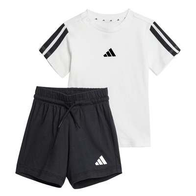 Adidas infant's essentials tee set kids, White, medium