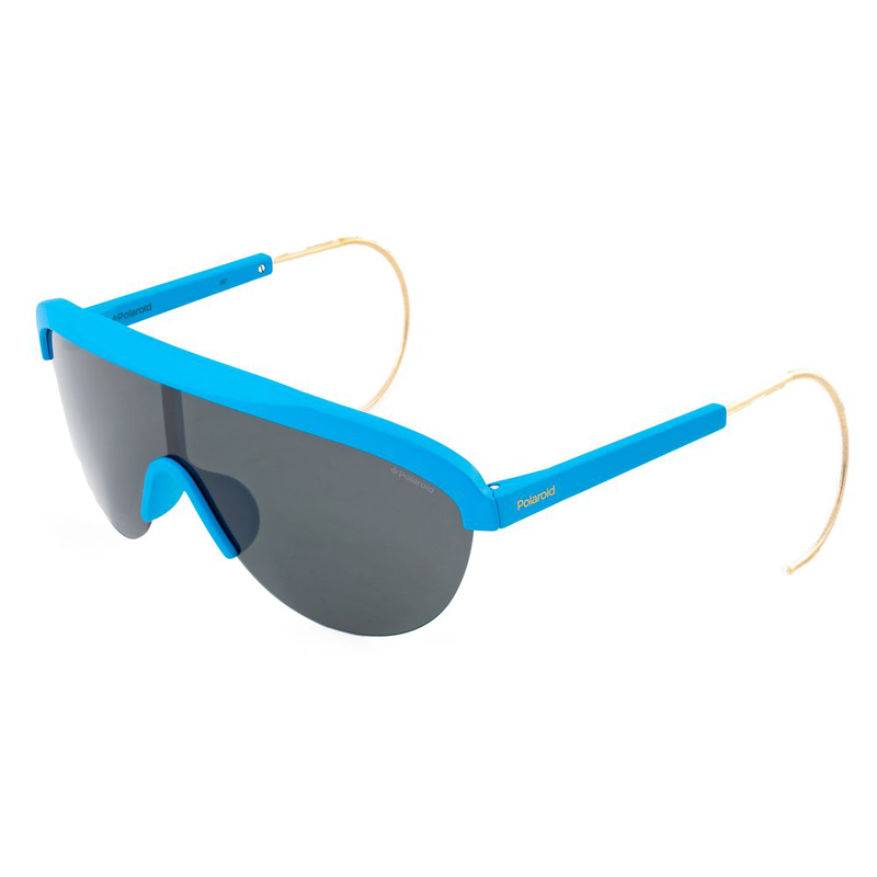 Blue plastic sunglasses-null