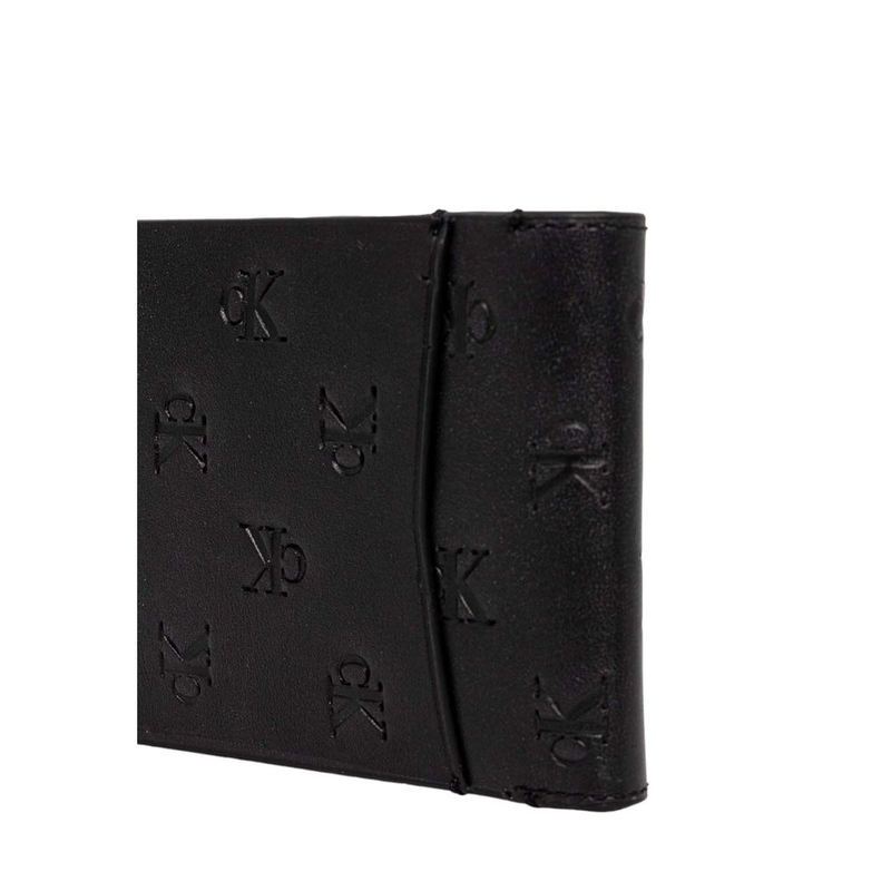 Black leather wallet-null