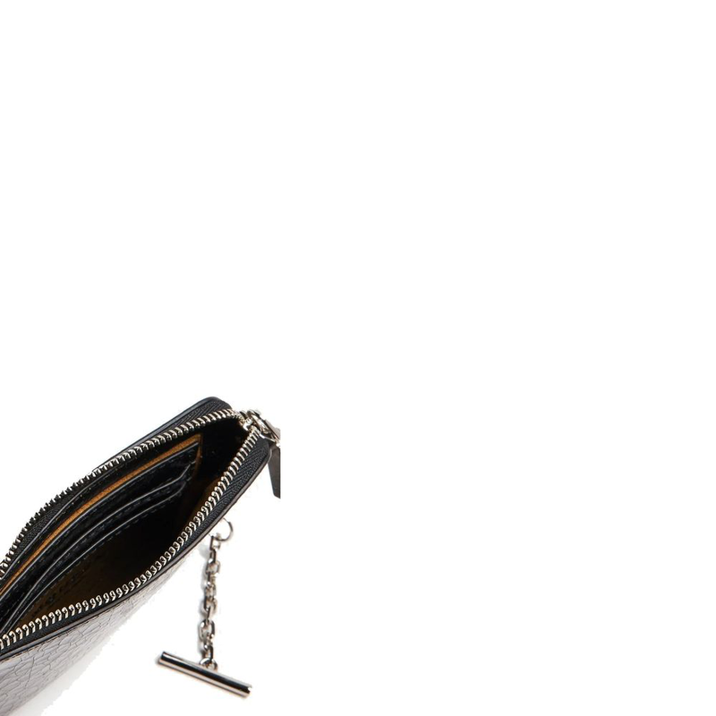 Black calfskin clutch bag-null