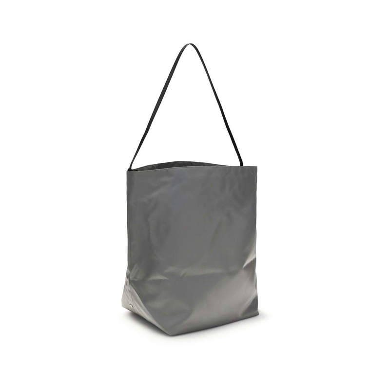 Gray polyamide backet bag-null