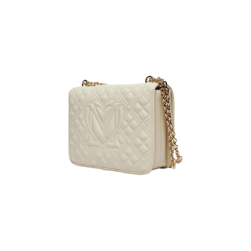 Beige polyethylene handbag-null