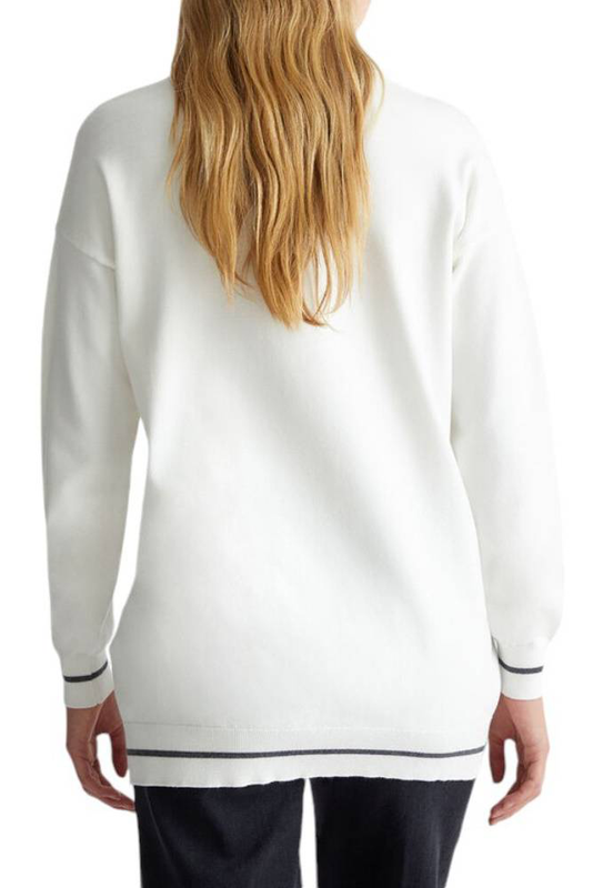 Product image: Turtleneck with logo and rhinestones-null