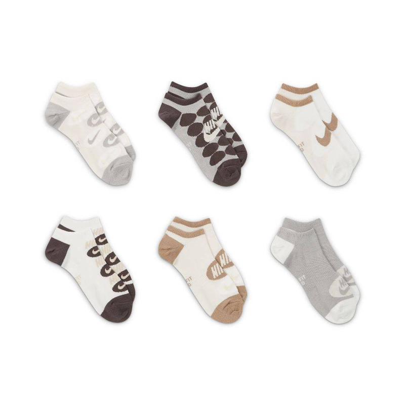Lightweigh training no-show 6-pairs socks-null