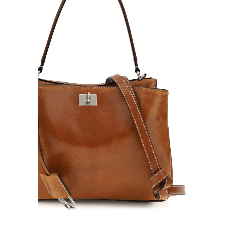 Brown lamb ovis aries aries handbag-null