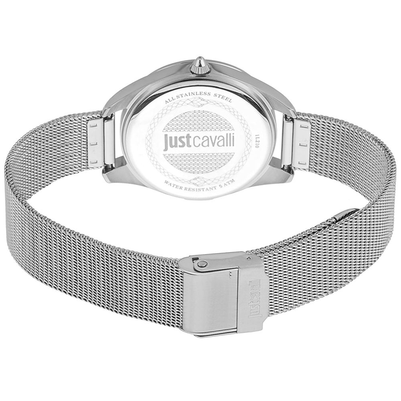 Gray stainless steel bracelet watch-null