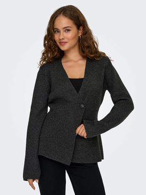 Onlmyera button cardigan, Brown, medium