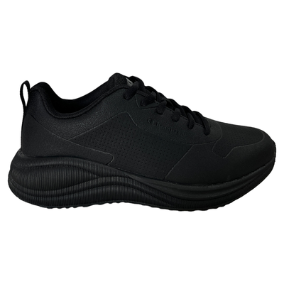 Champion women syphon pu low cut shoe black s11722-kk001, Black, medium