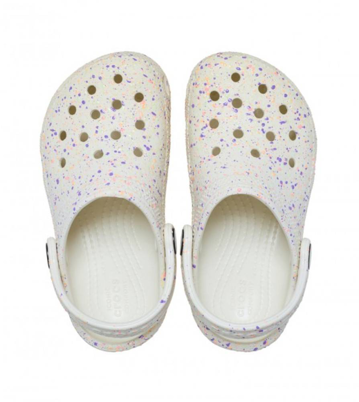 Toddler classic glow paint splatter clog-null