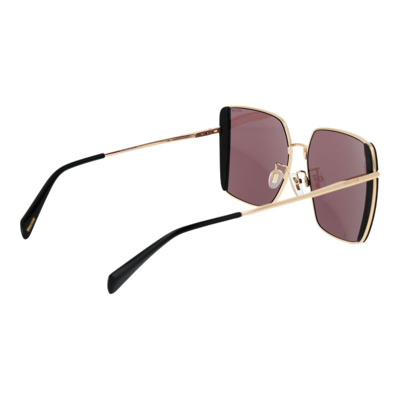 Gold metal sunglasses-null