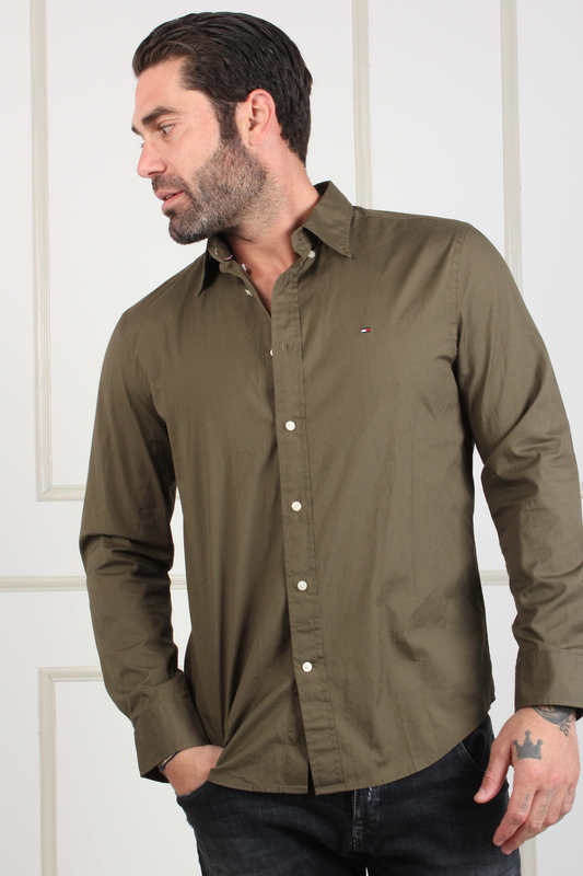 Cl flex poplin solid shirt-null