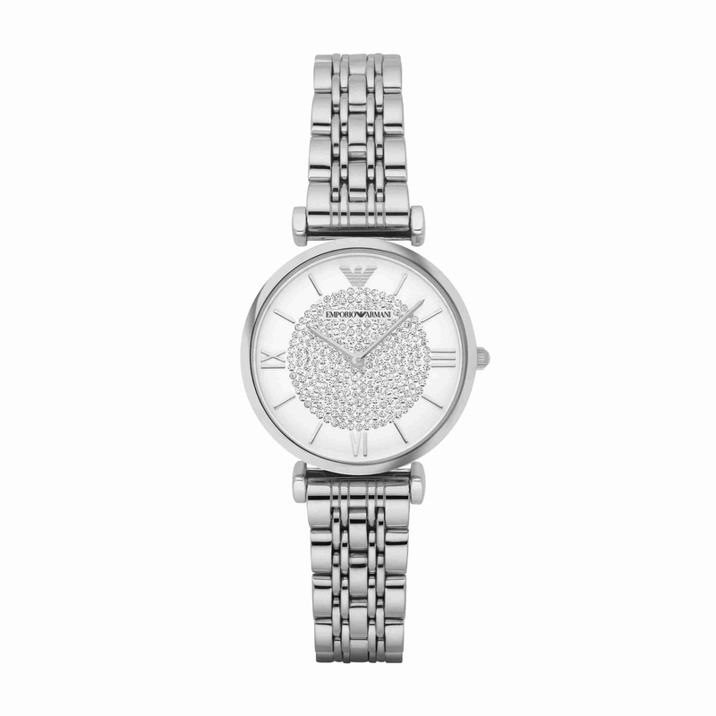 Emporio armani women&rsquo;s two-hand stainless steel watch ar1925-null