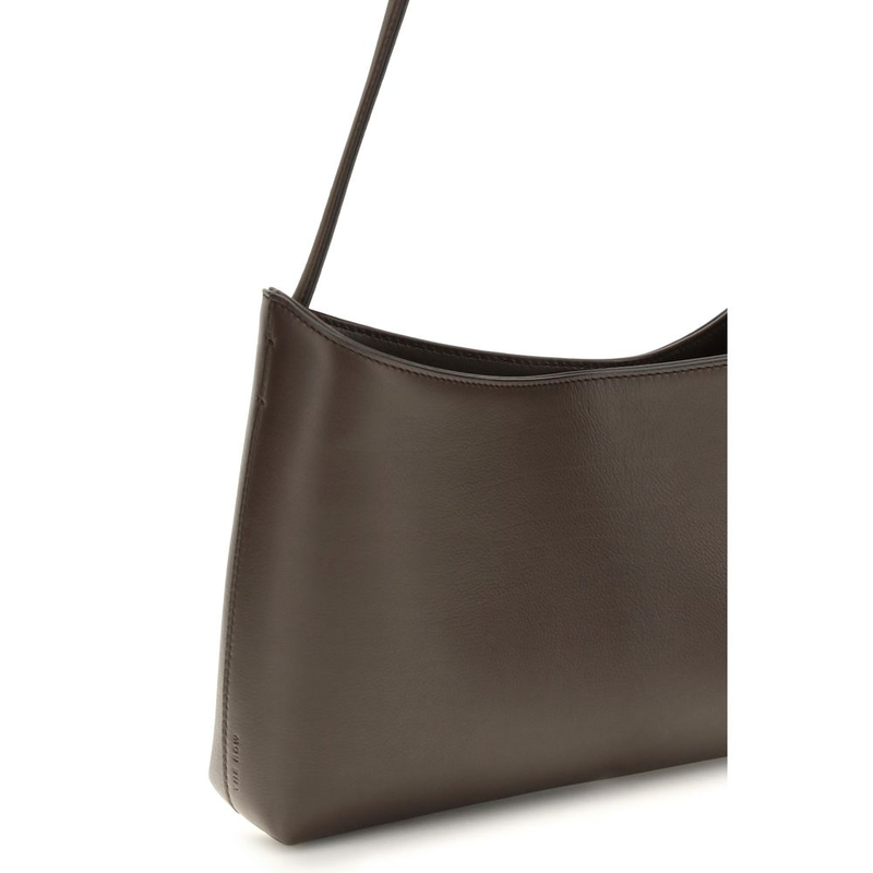 Brown calf leather bos taurus shoulder bag-null