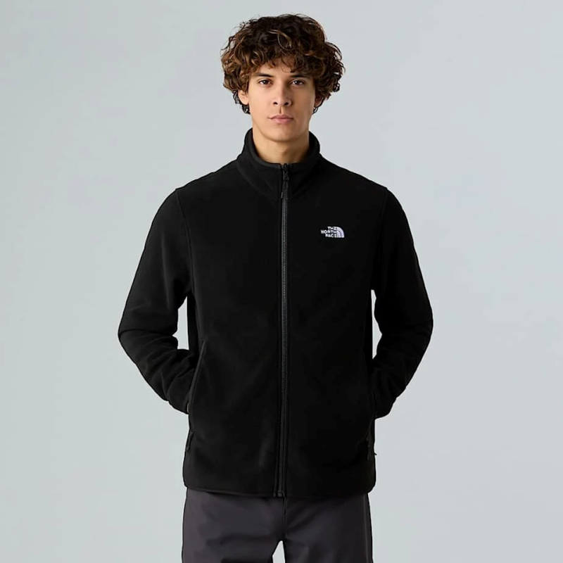 The north face m glacier flc jkt tnf black, small-null