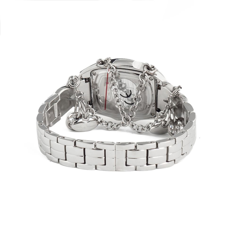 Silver stainless steel bracelet watch-null