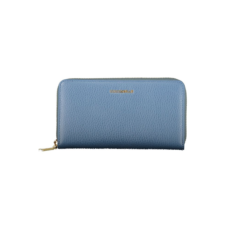 Blu leather women wallet-null