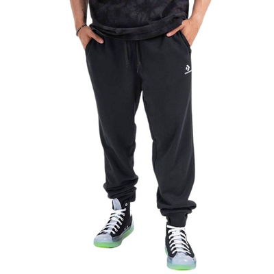 Converse embroidered french terry pants, Black, medium