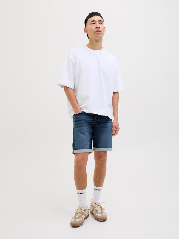 Jjirick shorts - blue denim-null