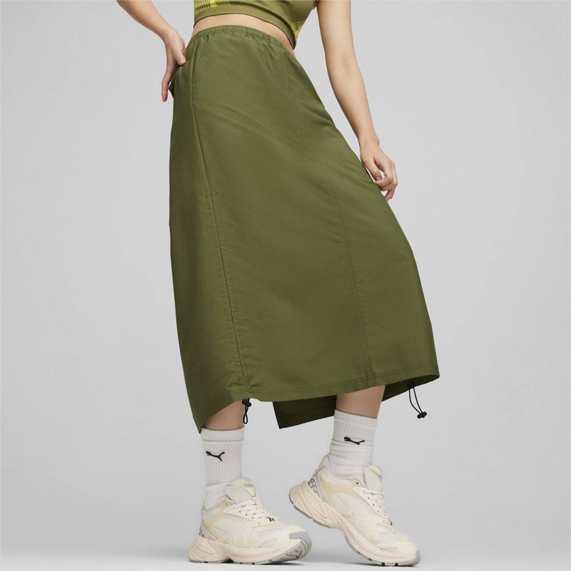 Dare to midi woven skirt image number null