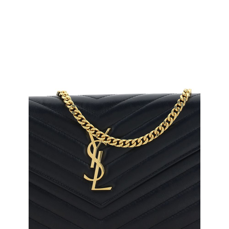 Black calf leather bos taurus shoulder bag-null