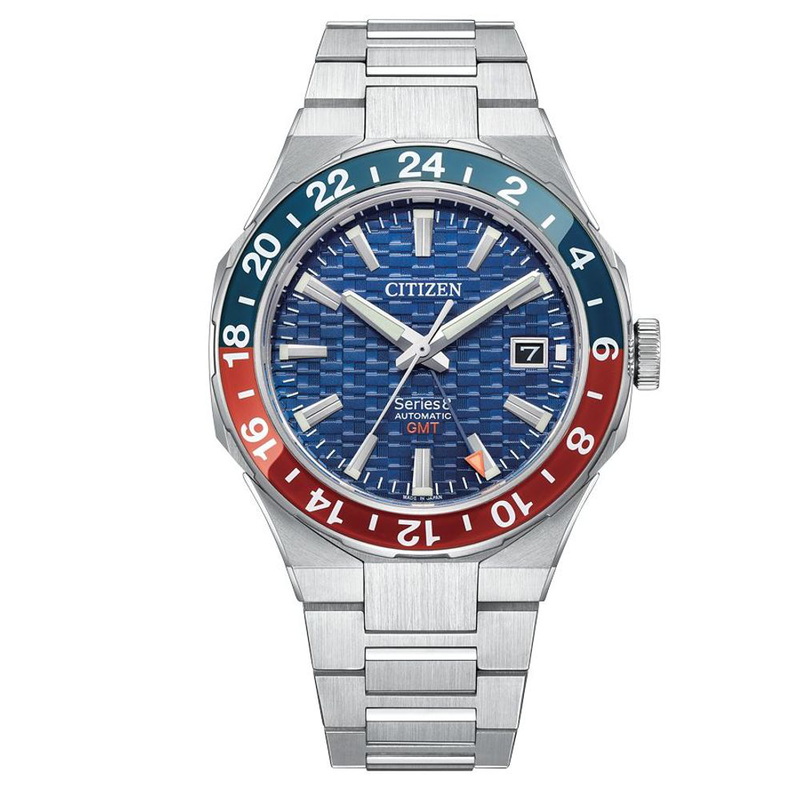 Gray stainless steel dress watch-null