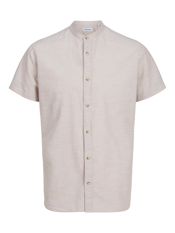 Jack & jones mao linen shirt image number null