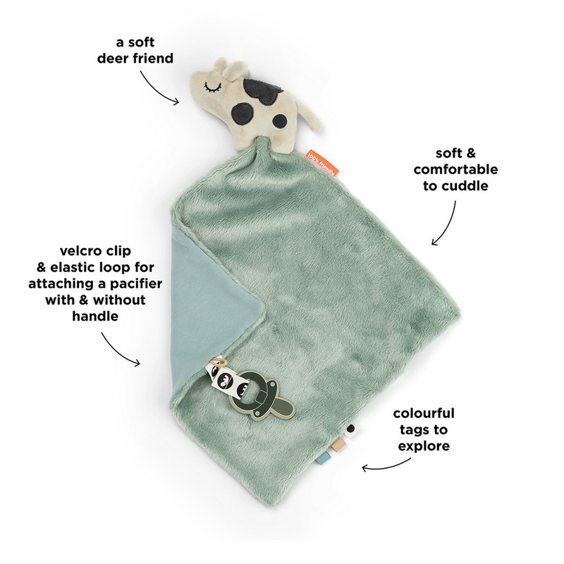 Done by deer comfort blanket  dotti - blue-null
