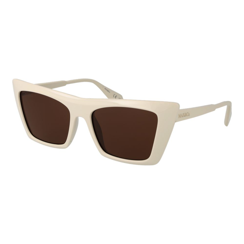 Beige plastic sunglasses-null
