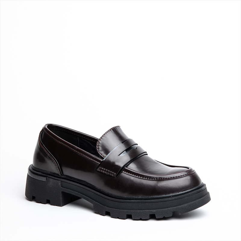 Miss belgini loafer pumps with elevated rubber heel image number null