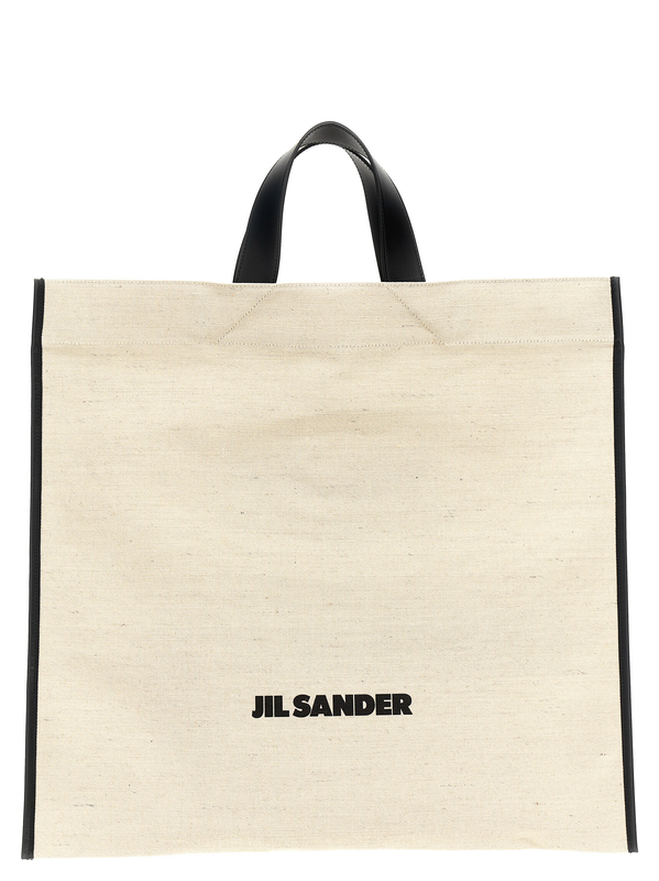 Bicolor jute tote bag-null
