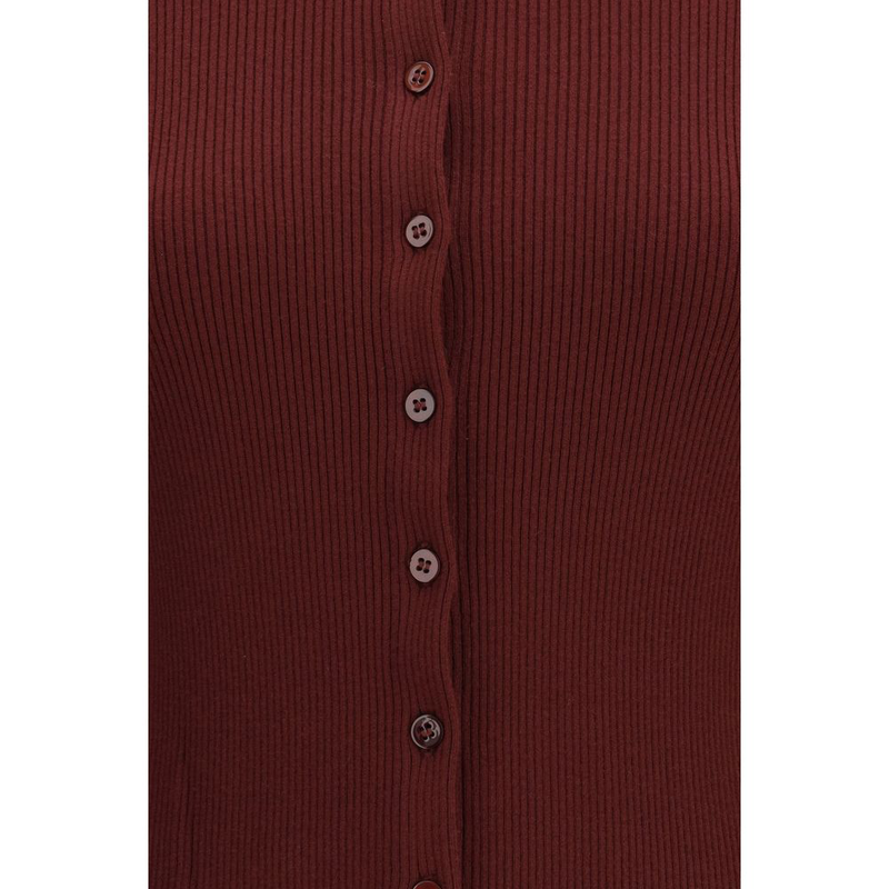 Bordeaux viscose cardigan-null