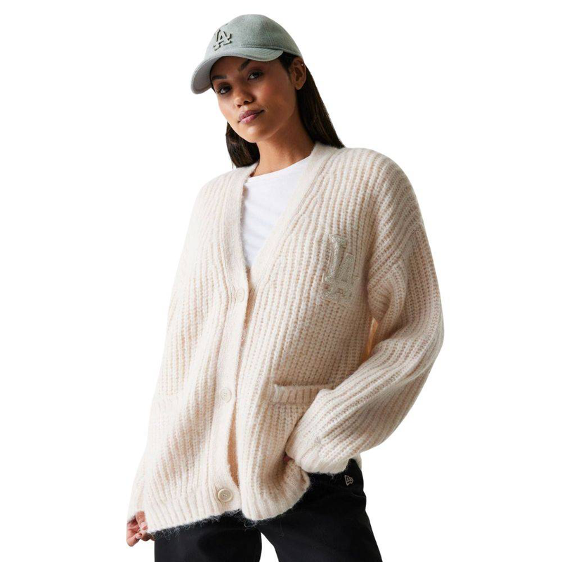 Product image: New era wmns mlb knit cardigan los angeles dodgers-null