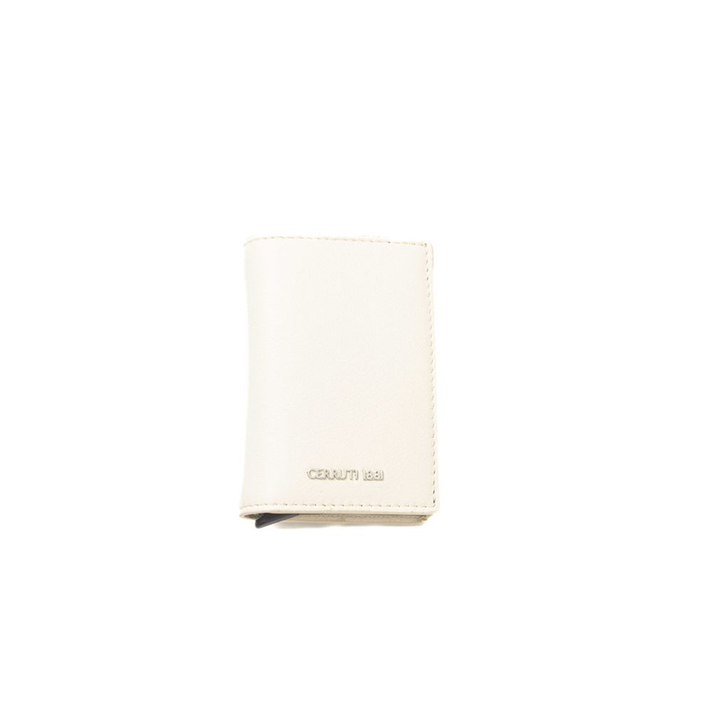 Beige calfskin men wallet-null