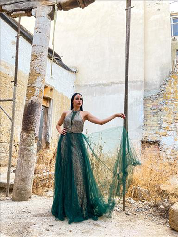 Dress maxi evening image number null