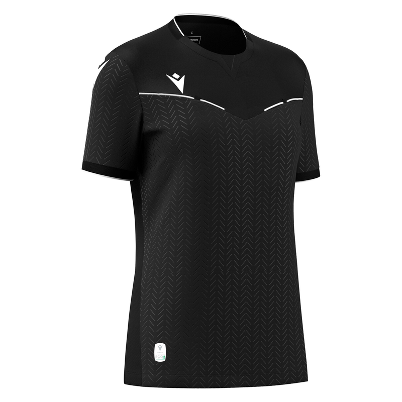 Kateryn eco referee shirt ss wmn fit blk/ns image number null