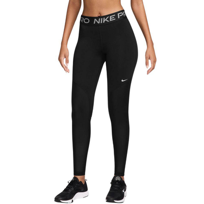 Pro dri -fit mid-rise mesh tight, Black / Grey / White, medium