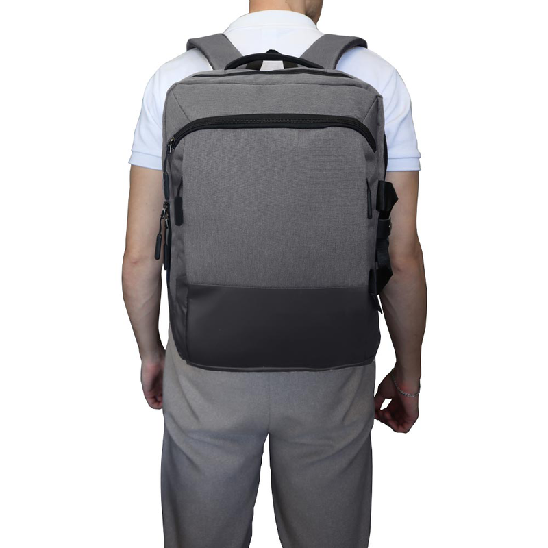 Product image: Σακίδιο με θήκη laptop 15.6 benzi γκρι bz5713-null